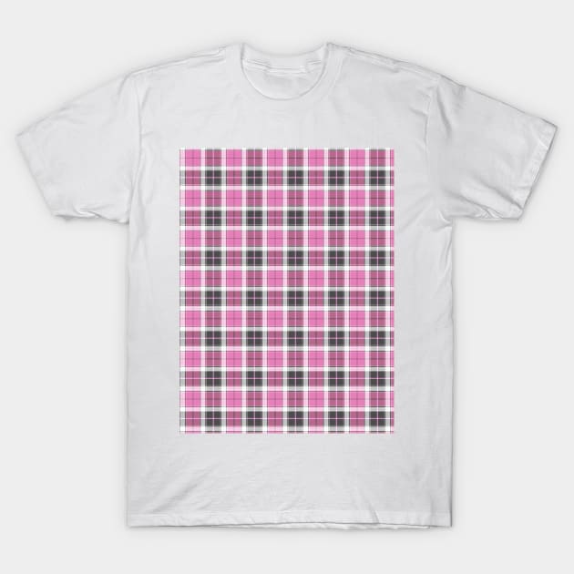 Pink Plaid T-Shirt by Cottage Bunny